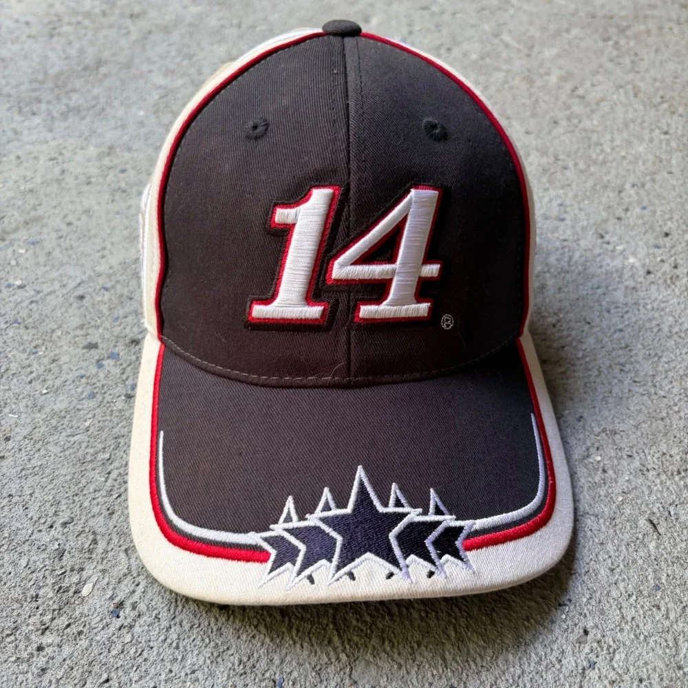 Chase Authentics NASCAR Tony Stewart 14 Hat 2012 An American Salute Black Tan